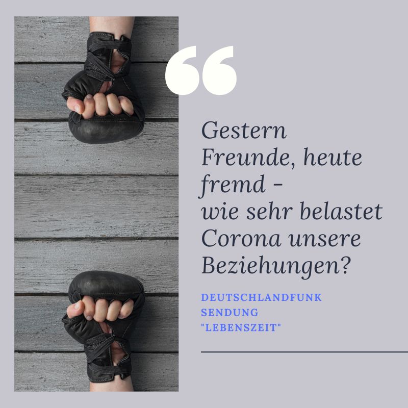 Gesellschaftlicher Dialog zu COVID19 und Konflikte, die unserer Freundschaften gefährden